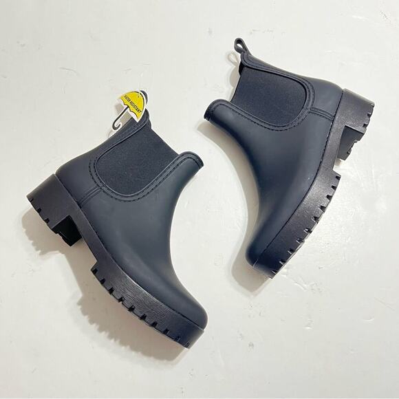 Jeffrey Campbell Hydra Black Matte Chelsea Booties - Picture 8 of 12